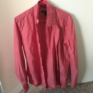 Red button up